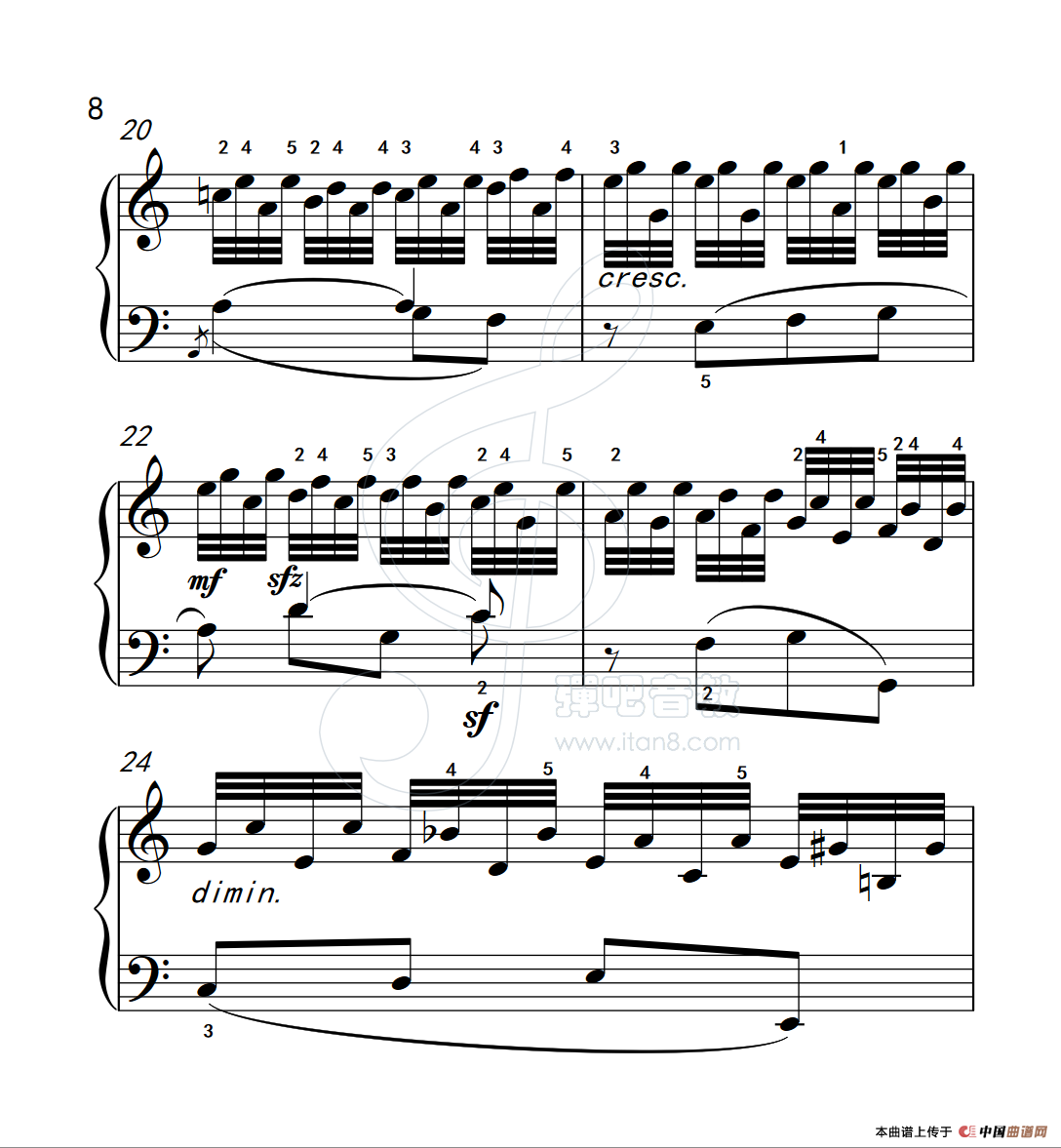 练习曲 3（克拉莫钢琴练习曲60首）