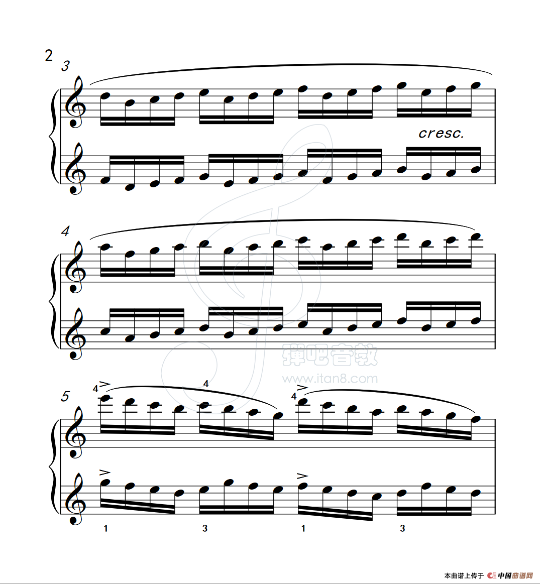 练习曲 1（克拉莫钢琴练习曲60首）