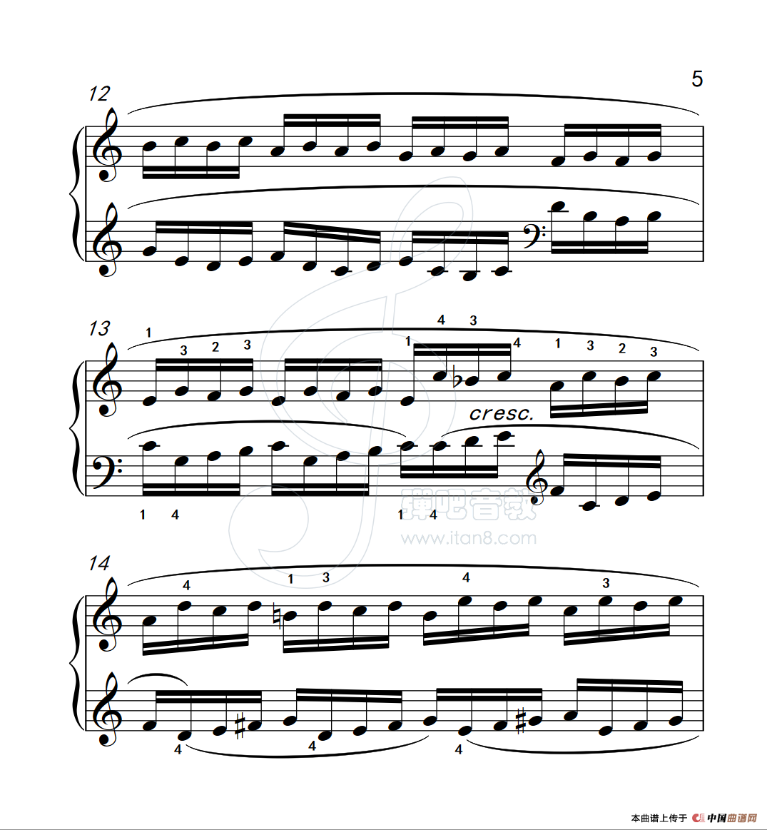 练习曲 1（克拉莫钢琴练习曲60首）