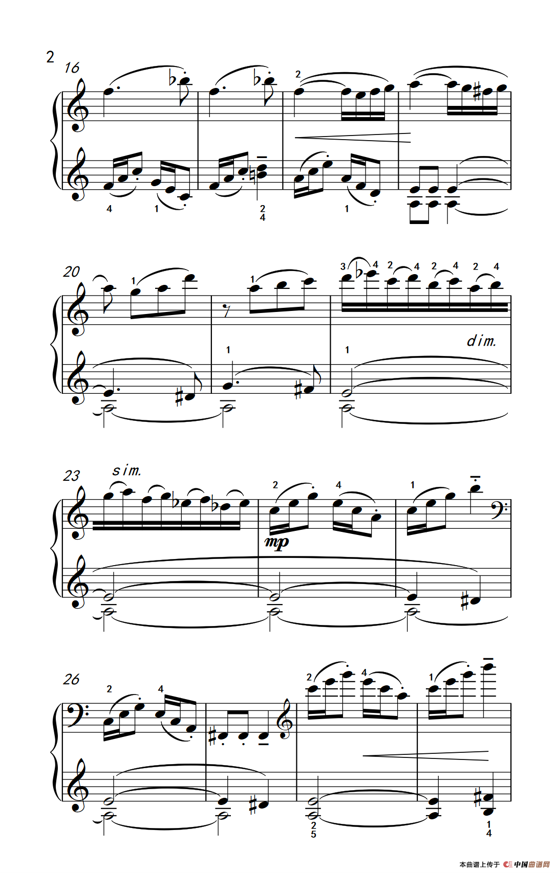 小丑（巴托克 小宇宙 钢琴教程 5）