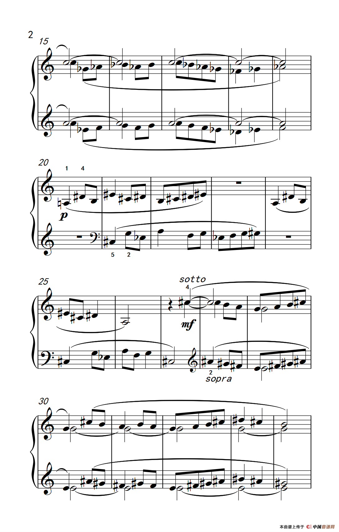 全音音阶（巴托克 小宇宙 钢琴教程 5）