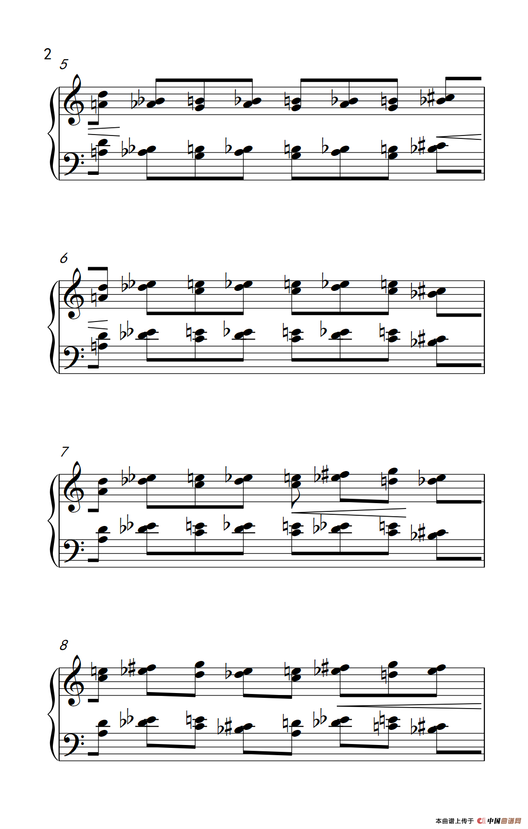 无穷动（巴托克 小宇宙 钢琴教程 5）