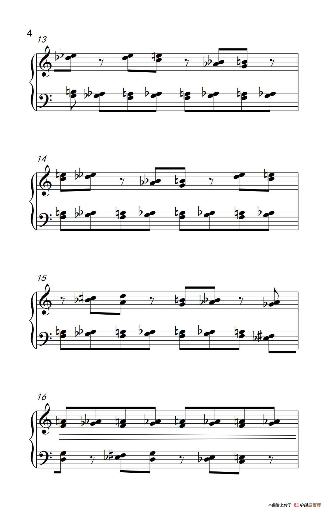 无穷动（巴托克 小宇宙 钢琴教程 5）