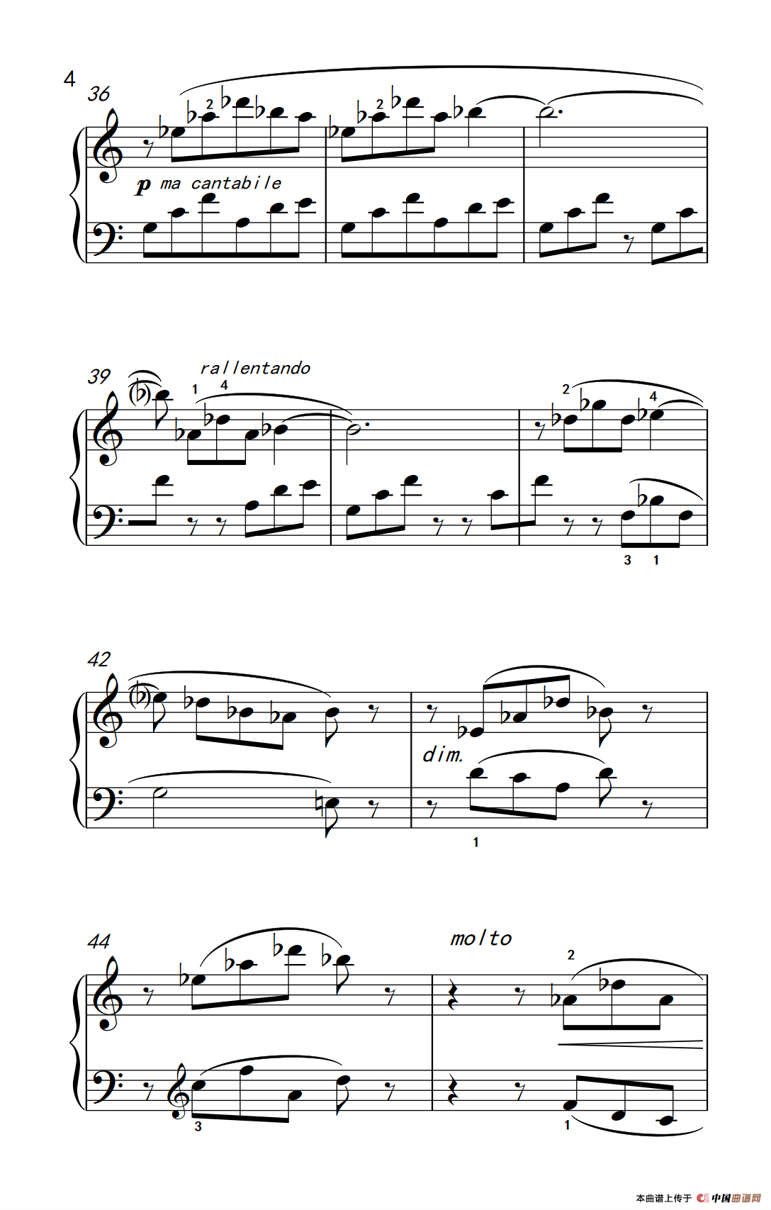 划船（巴托克 小宇宙 钢琴教程 5）
