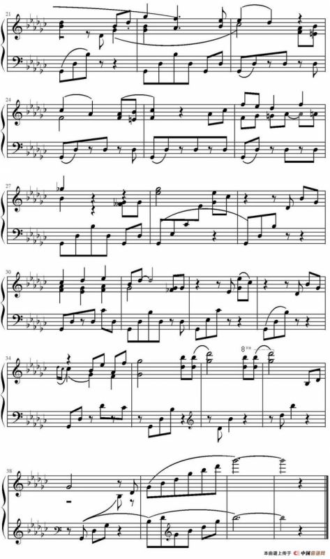 摇篮曲（勃拉姆斯作曲 约翰·汤普森改编）