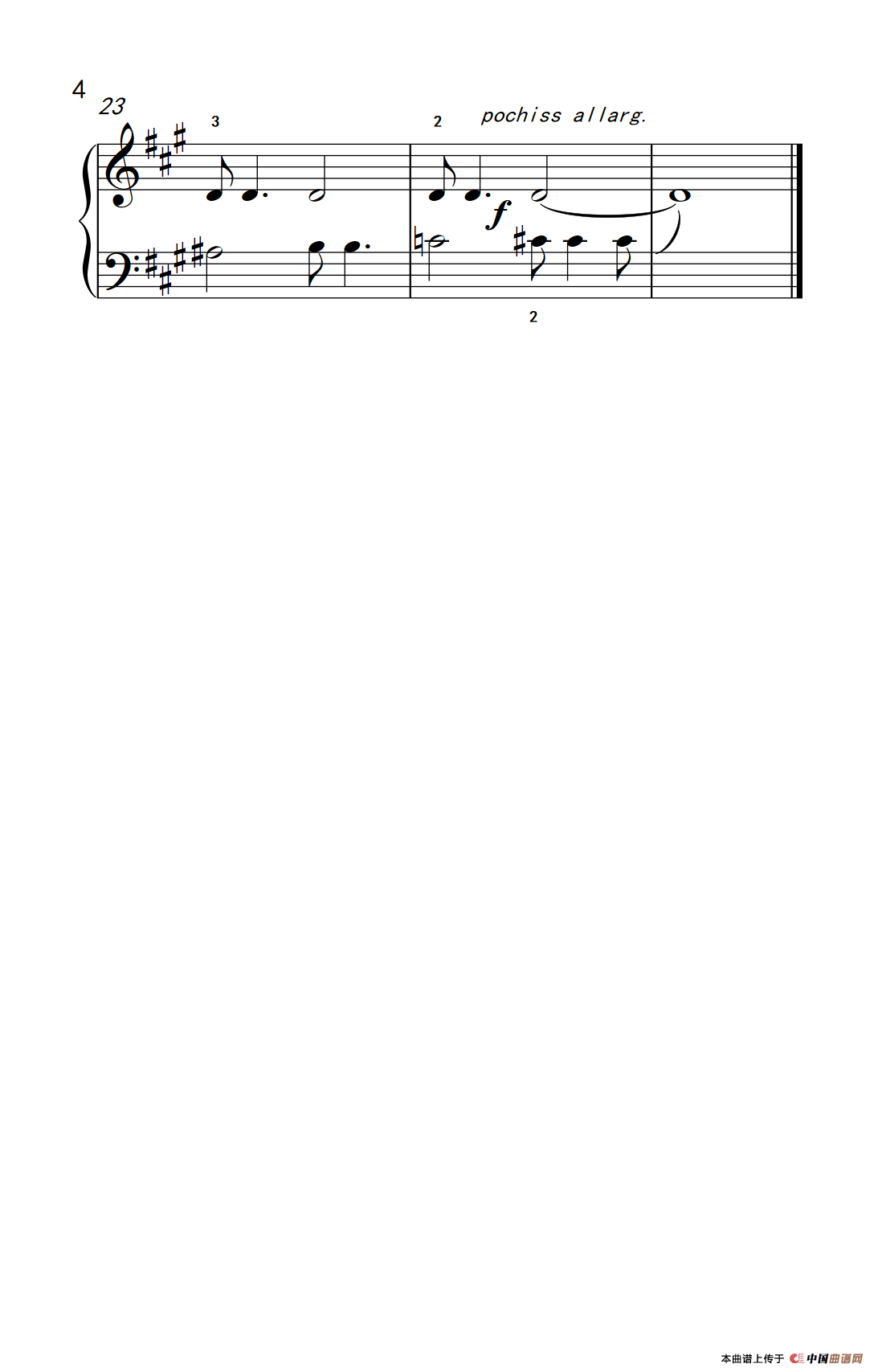 二声部练习曲（巴托克 小宇宙 钢琴教程 4）