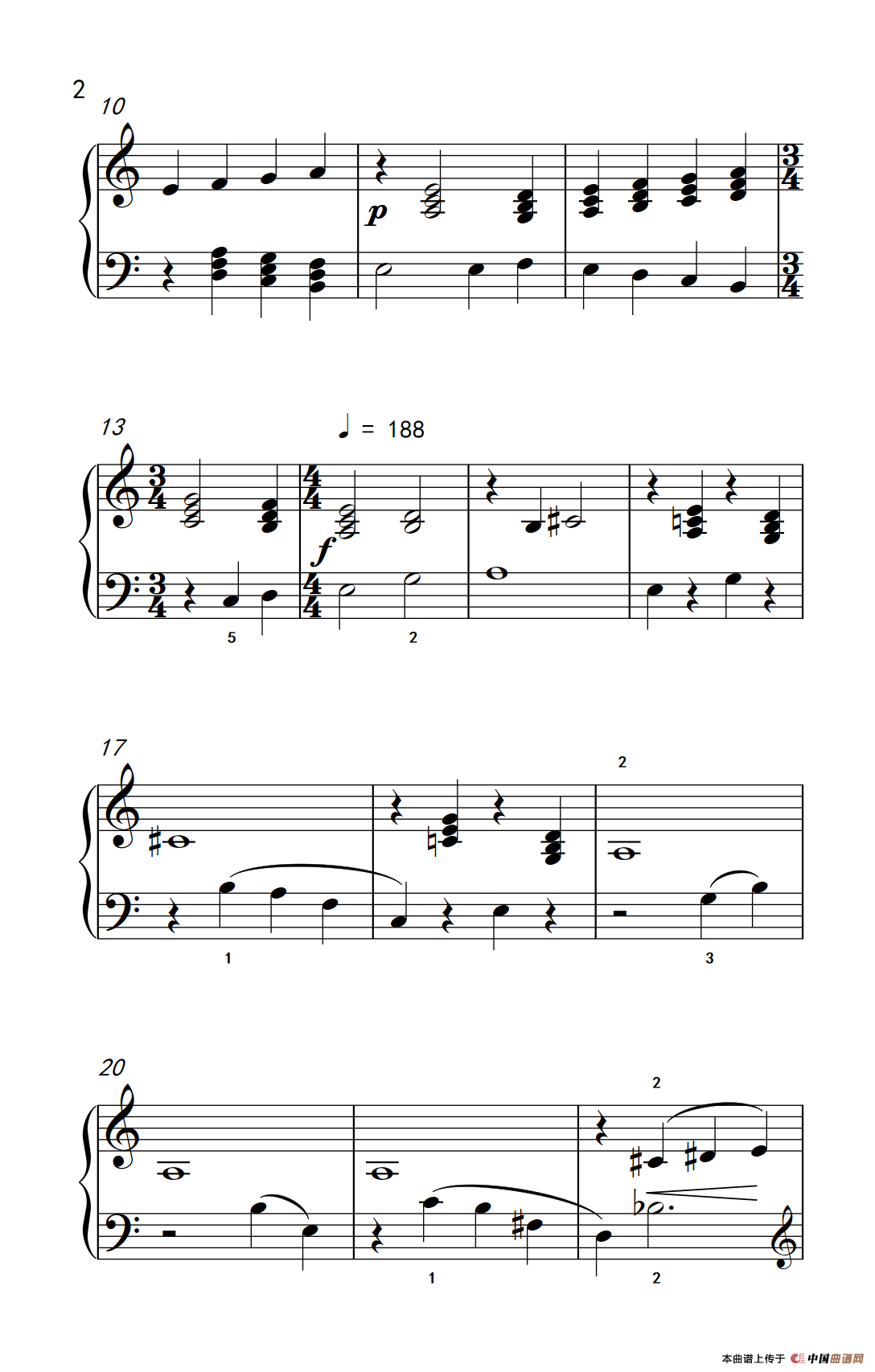 三和弦（巴托克 小宇宙 钢琴教程 4）