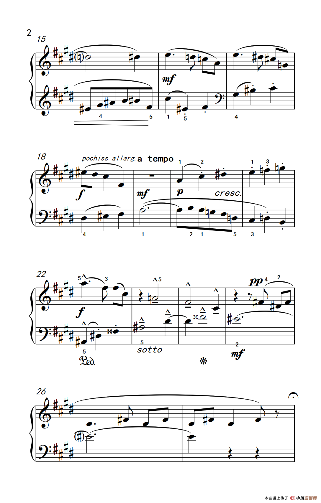 3/4拍舞曲（巴托克 小宇宙 钢琴教程 4）