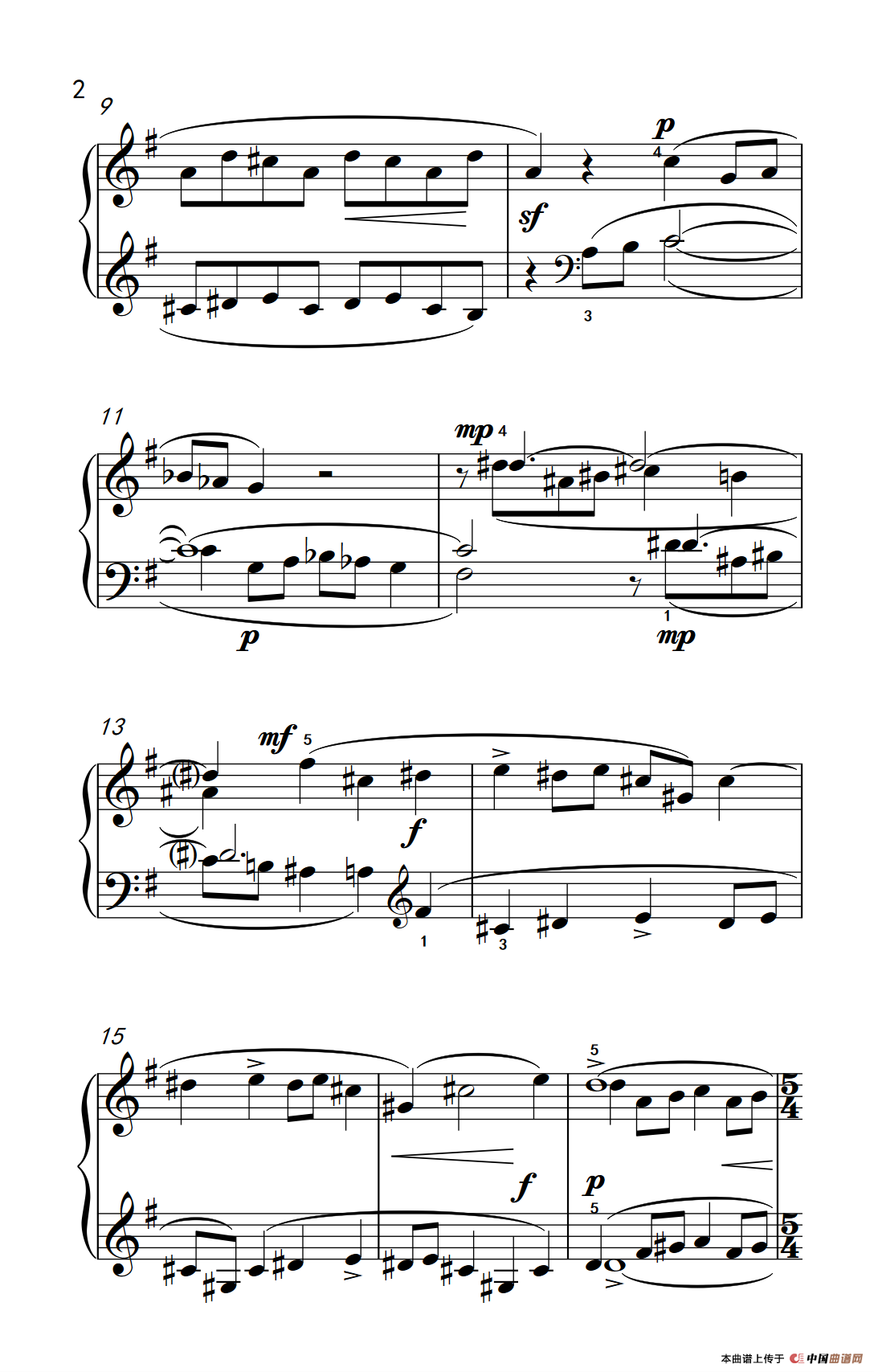 布列舞曲（巴托克 小宇宙 钢琴教程 4）