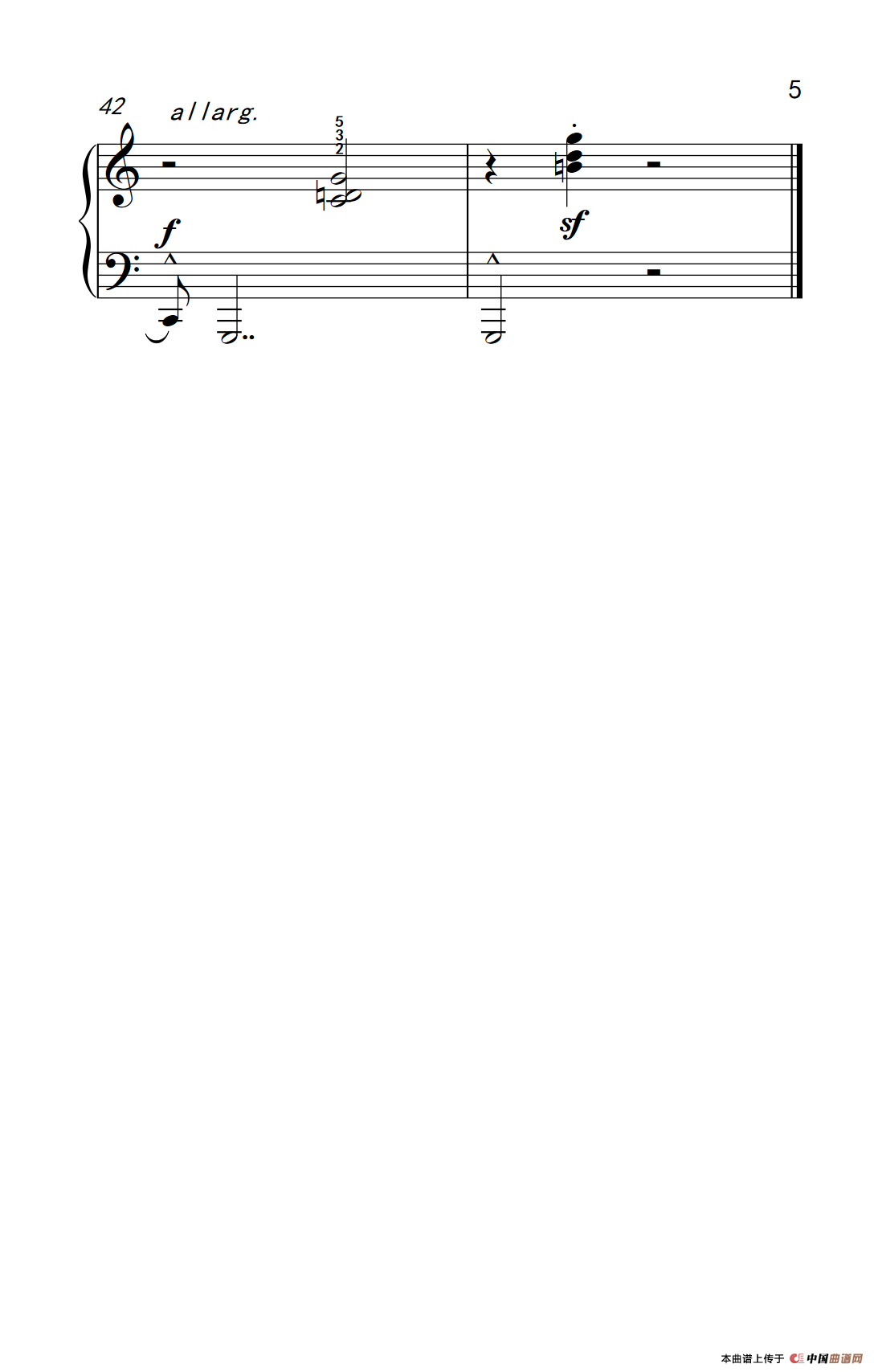 歌曲（巴托克 小宇宙 钢琴教程 4）