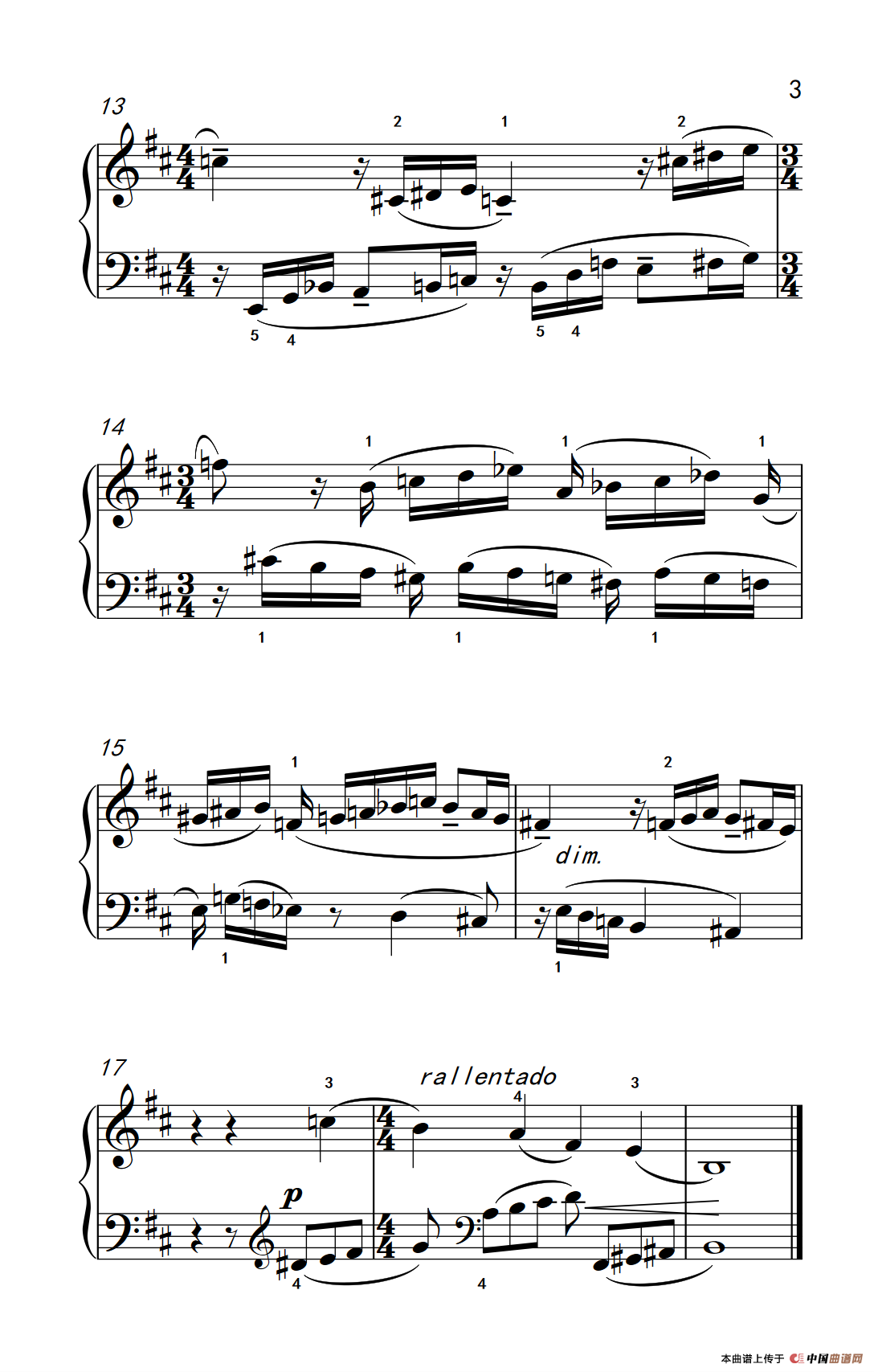 主题和转位（巴托克 小宇宙 钢琴教程 4）
