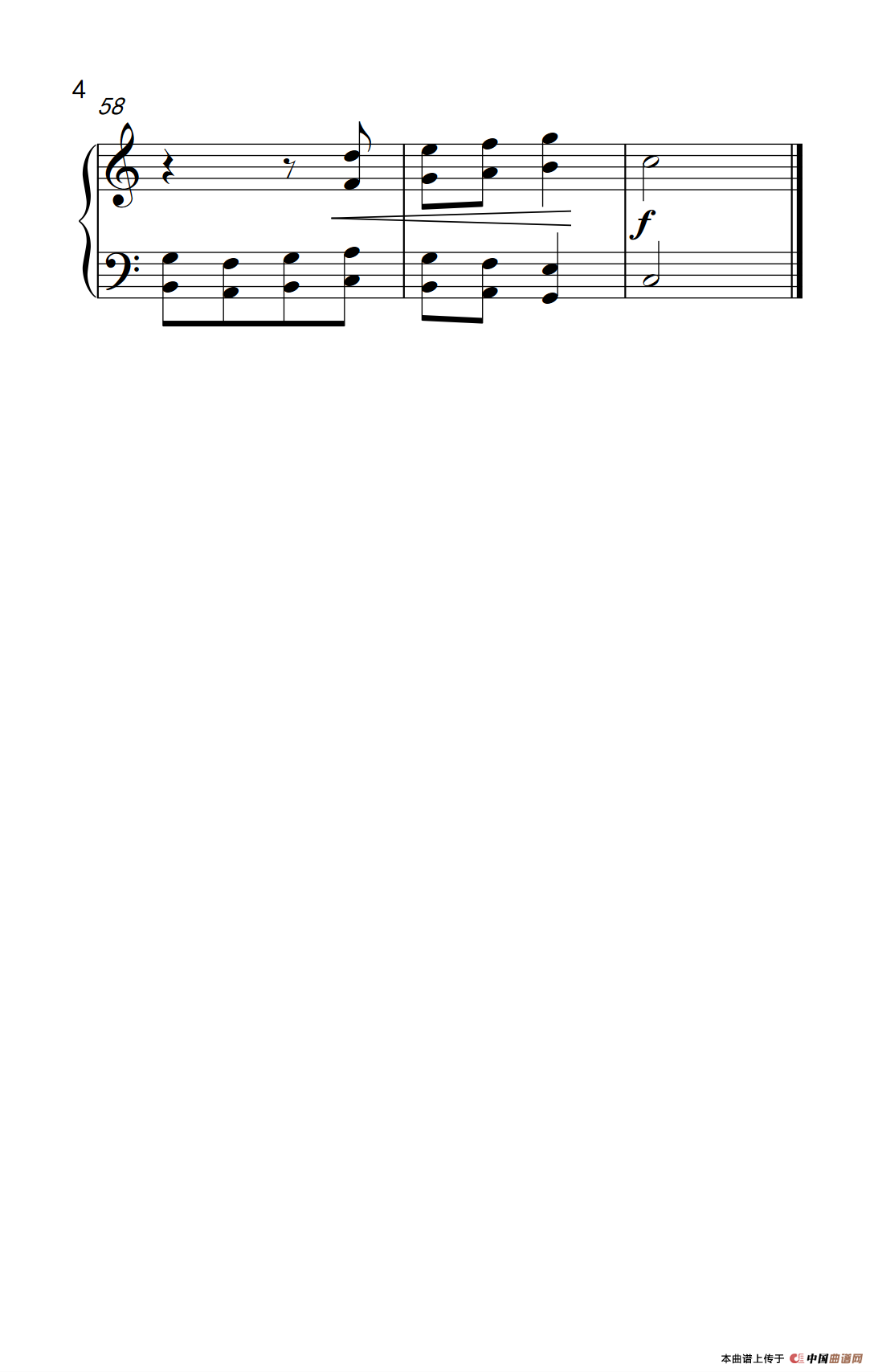 民间曲调变奏（巴托克 小宇宙 钢琴教程 4）