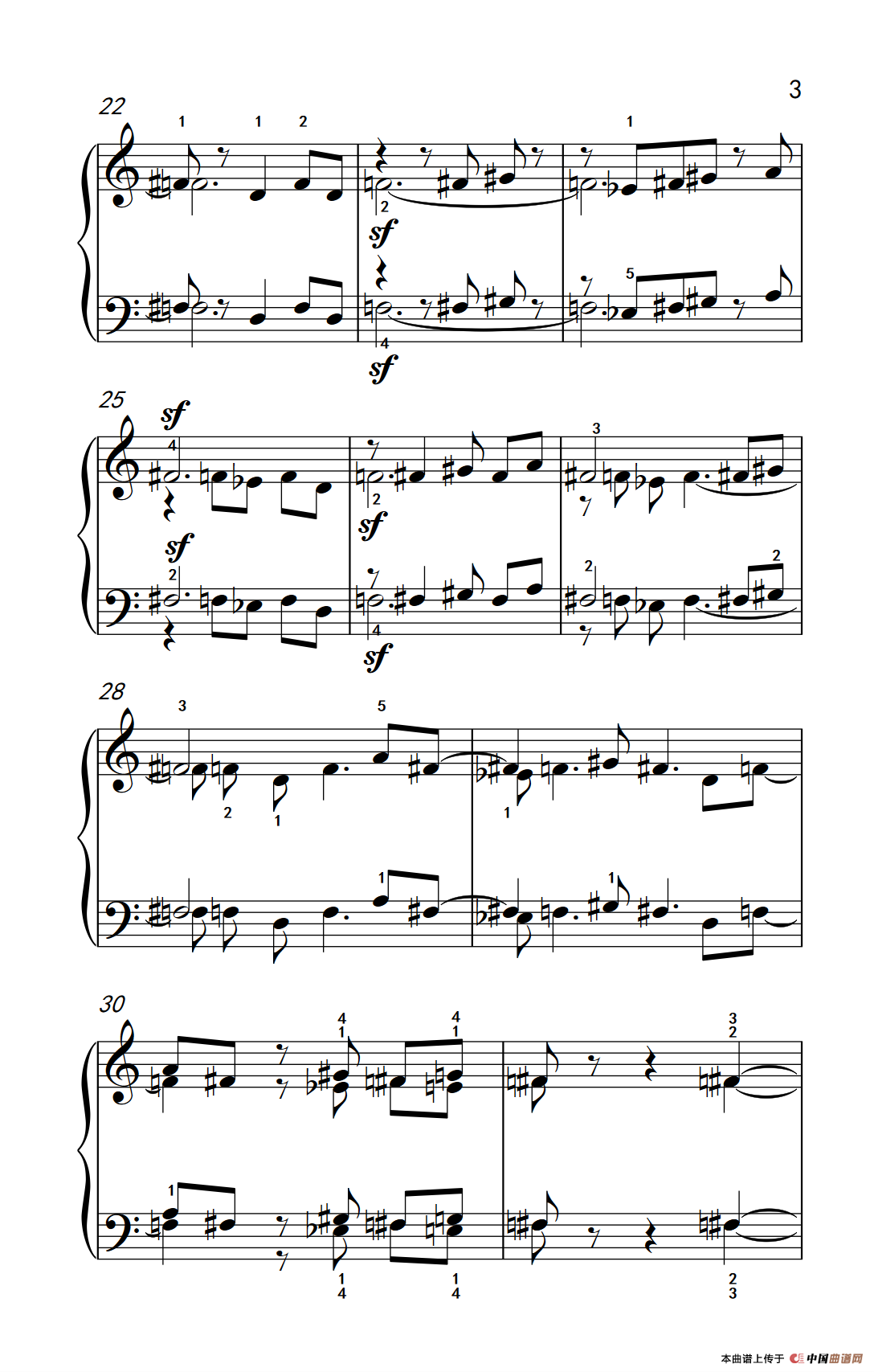 格斗（巴托克 小宇宙 钢琴教程 4）