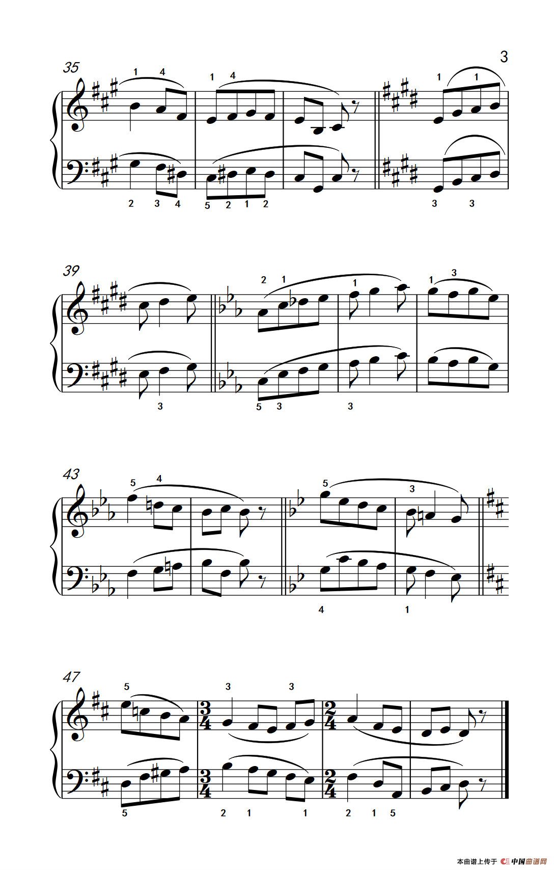 调式串联（巴托克 小宇宙 钢琴教程 4）