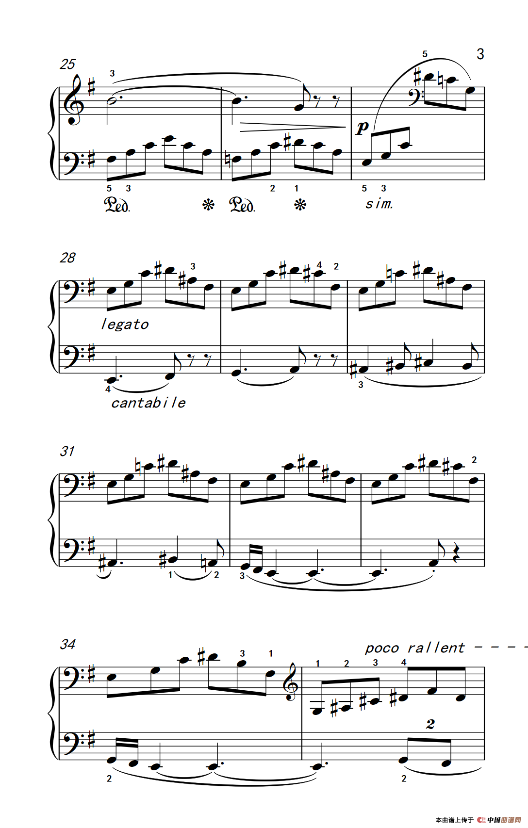 夜曲（巴托克 小宇宙 钢琴教程 4）