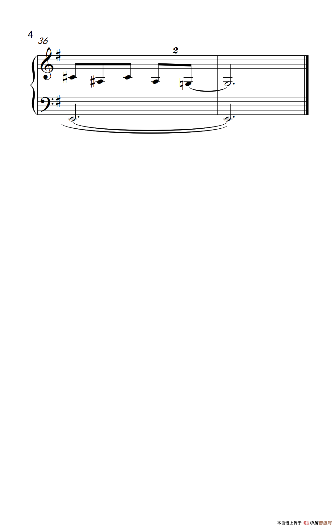 夜曲（巴托克 小宇宙 钢琴教程 4）