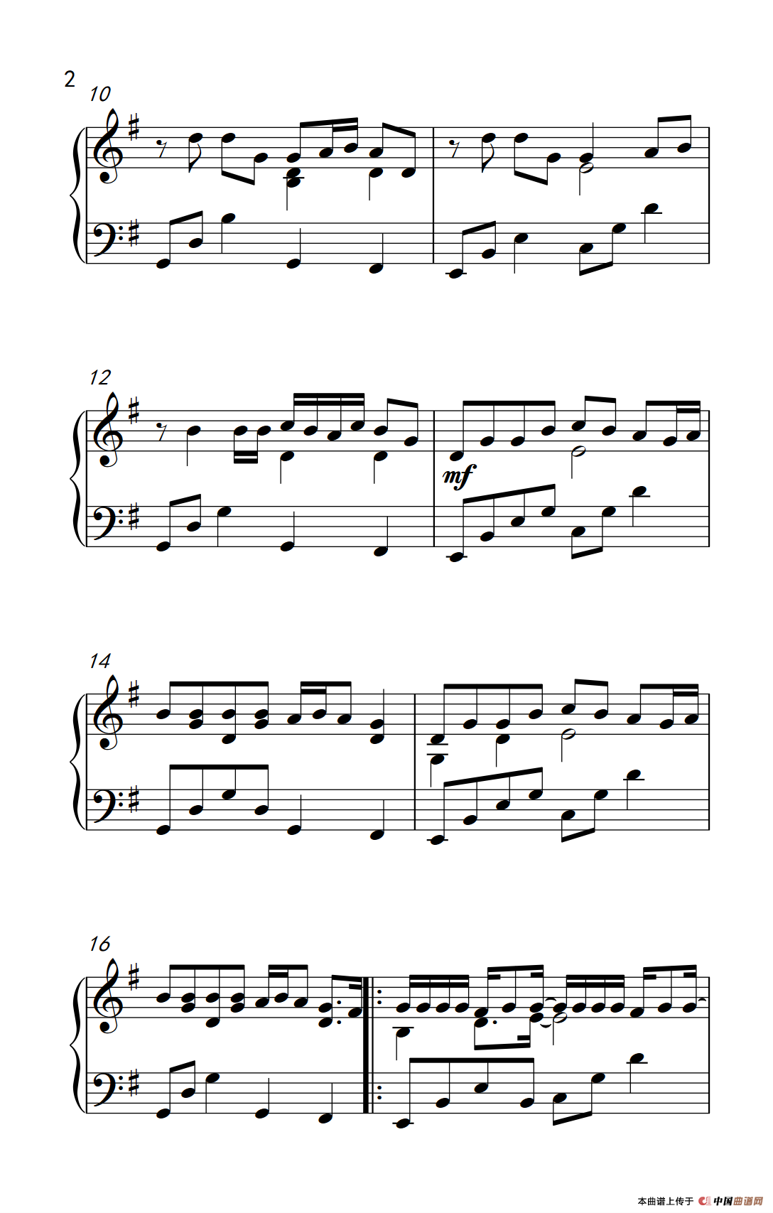 晴天（《弹吧音教》制谱版）