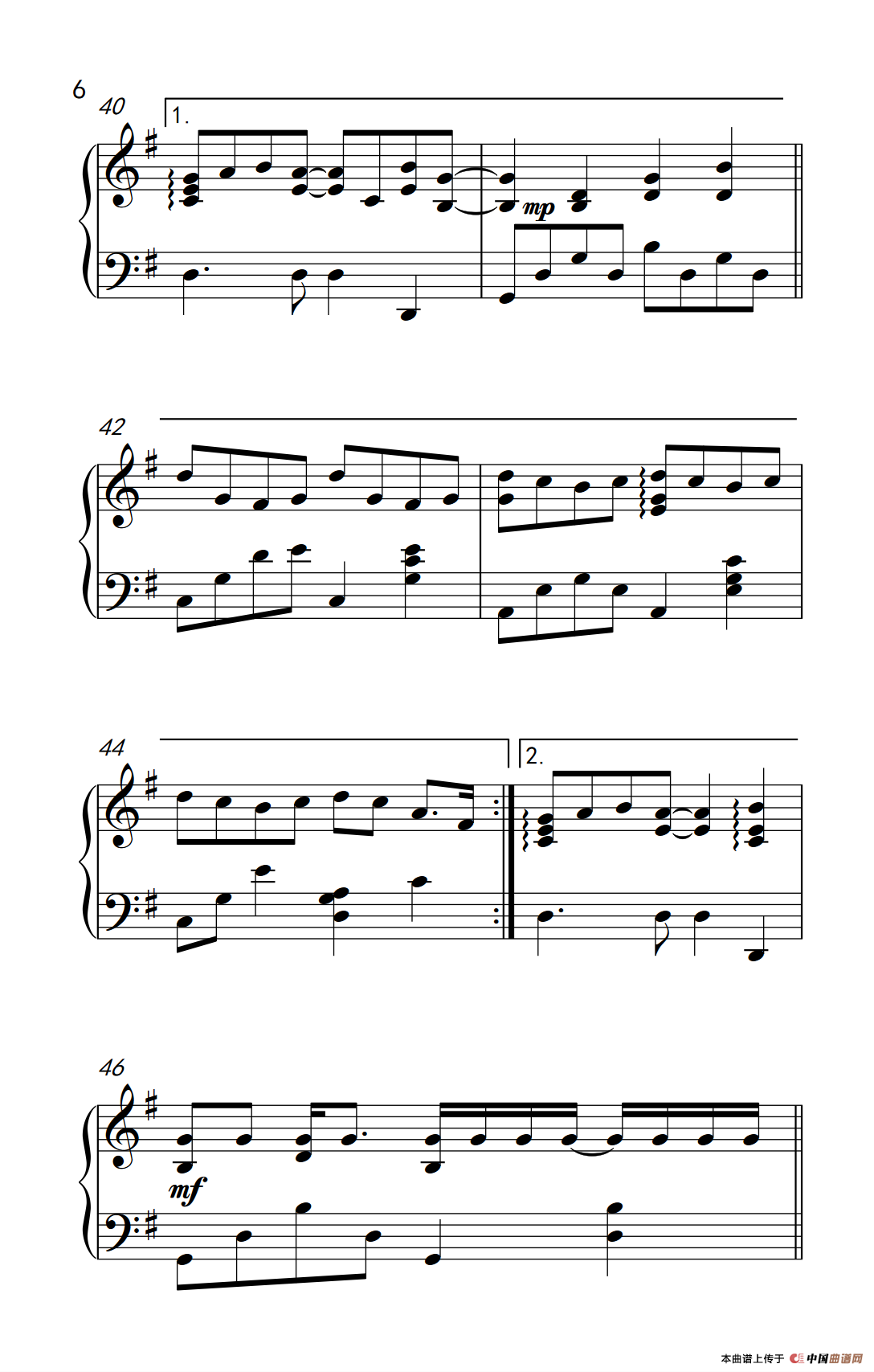 晴天（《弹吧音教》制谱版）