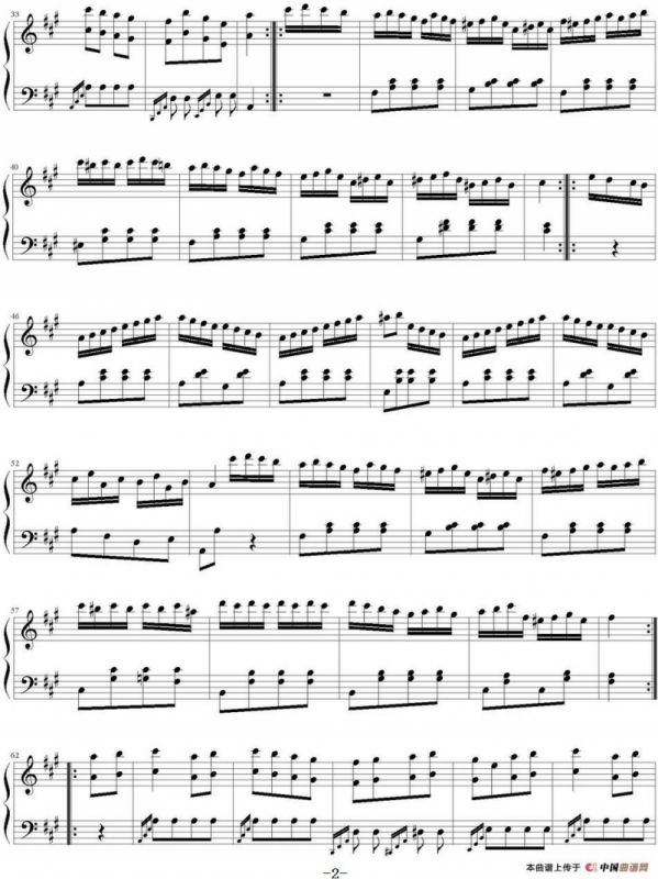 土耳其进行曲（奏鸣曲K.331 第三乐章）