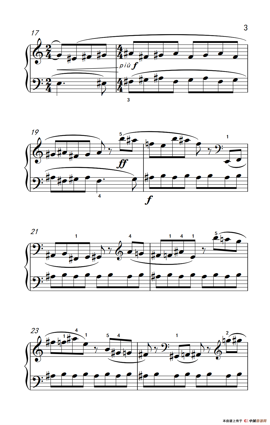 半音阶创意曲（二）（巴托克 小宇宙 钢琴教程 3）