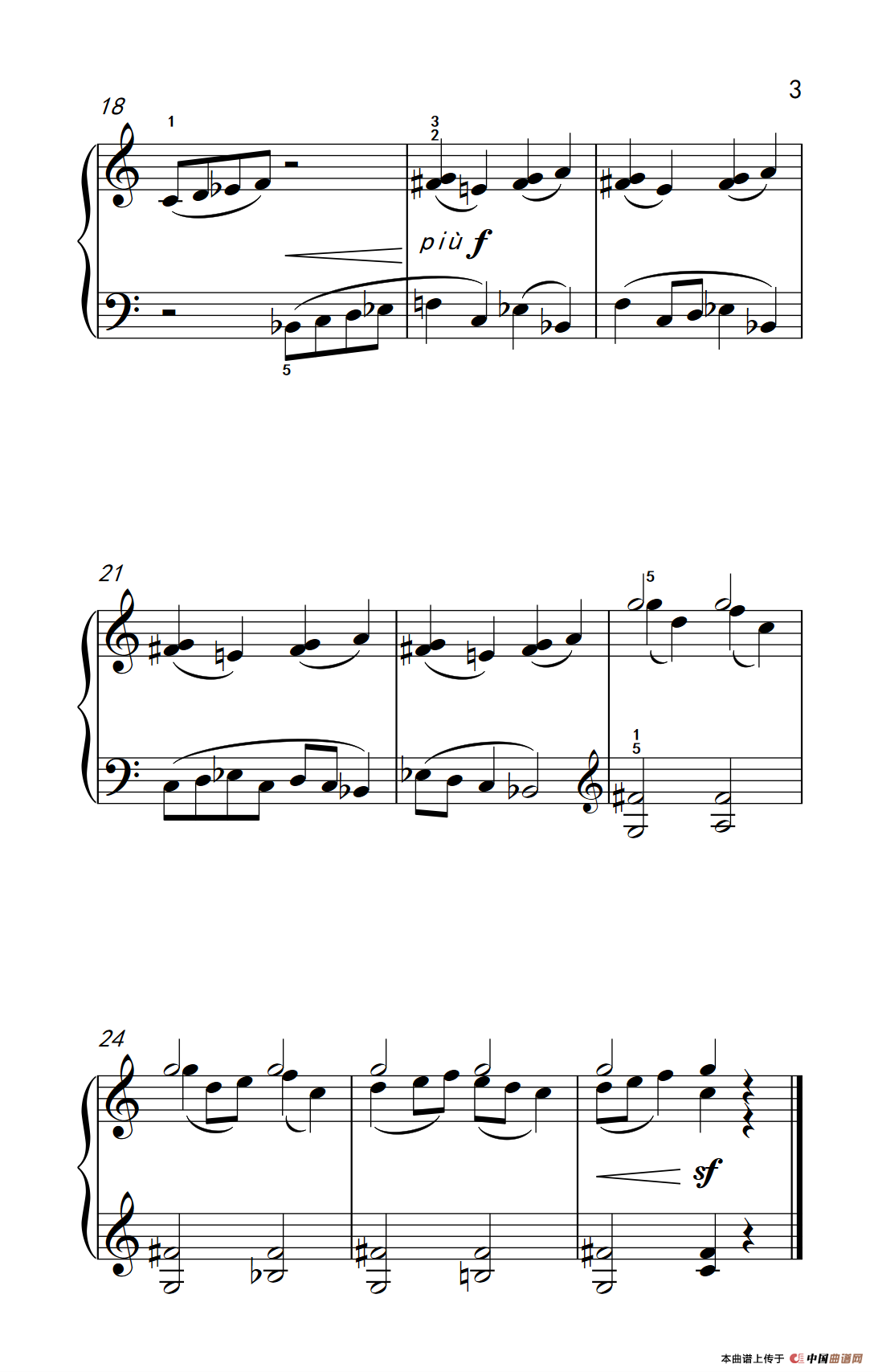 俄罗斯风格（巴托克 小宇宙 钢琴教程 3）