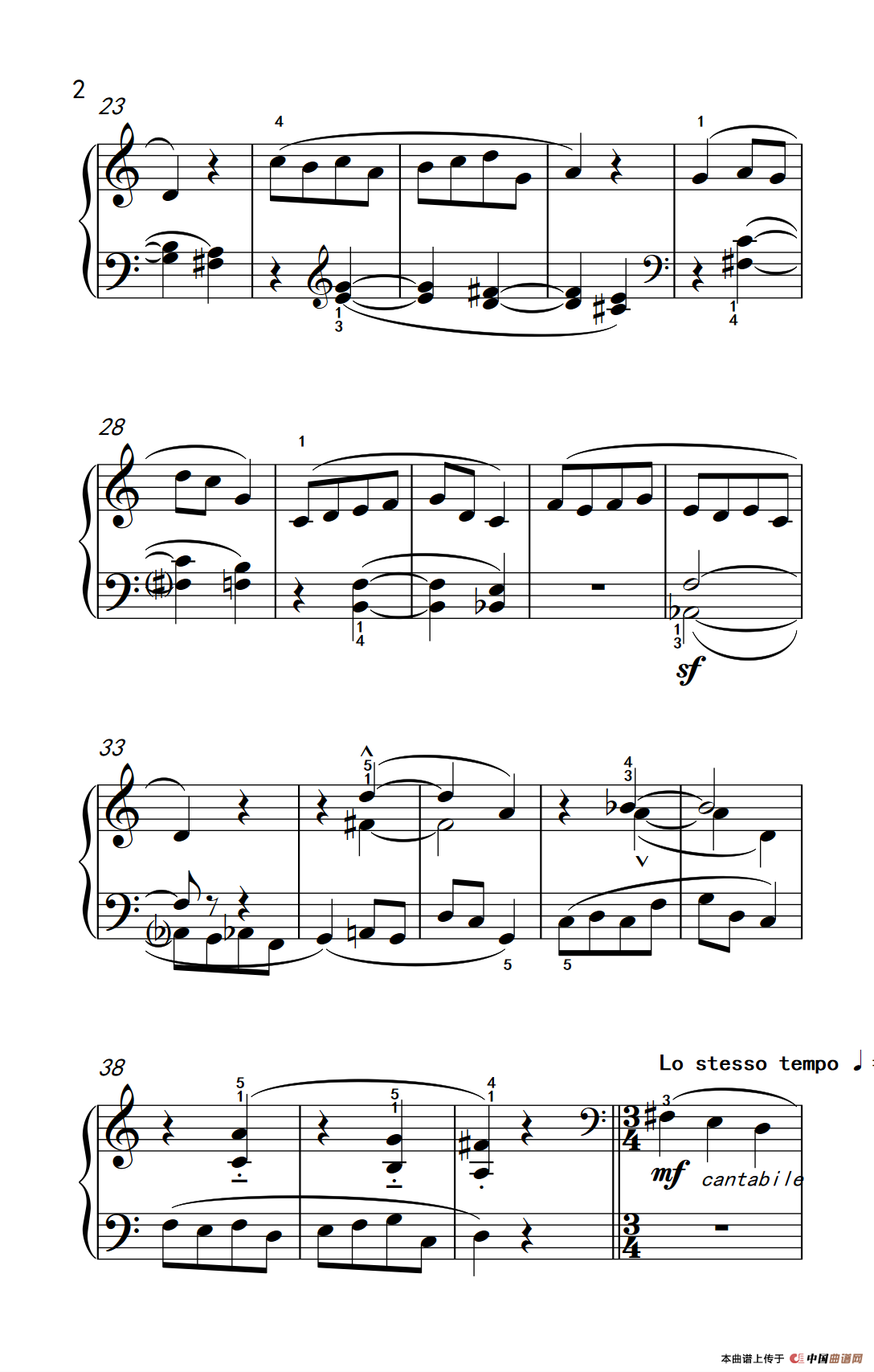 变奏曲（巴托克 小宇宙 钢琴教程 3）