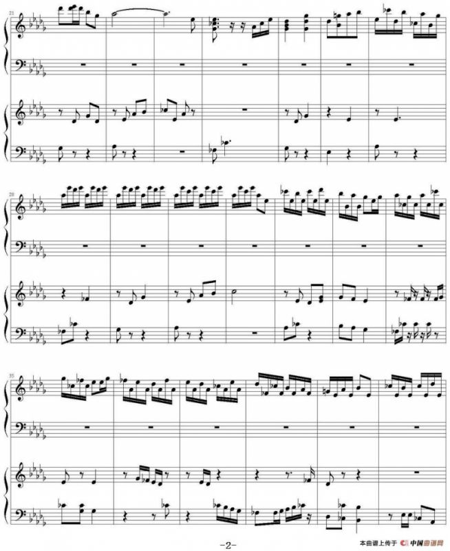 Flower Dance（花舞）（四手联弹）