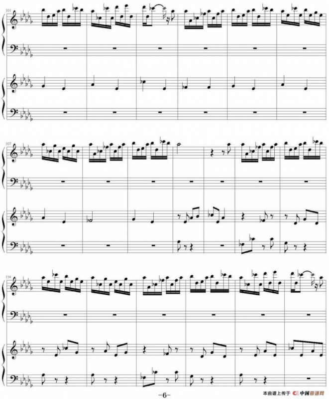 Flower Dance（花舞）（四手联弹）