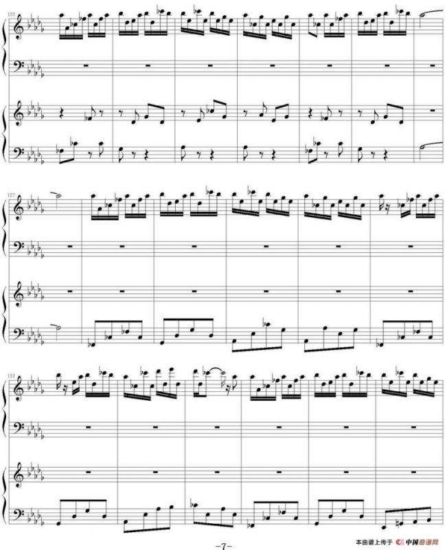 Flower Dance（花舞）（四手联弹）