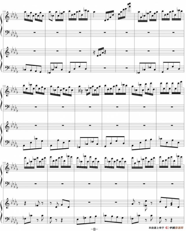 Flower Dance（花舞）（四手联弹）