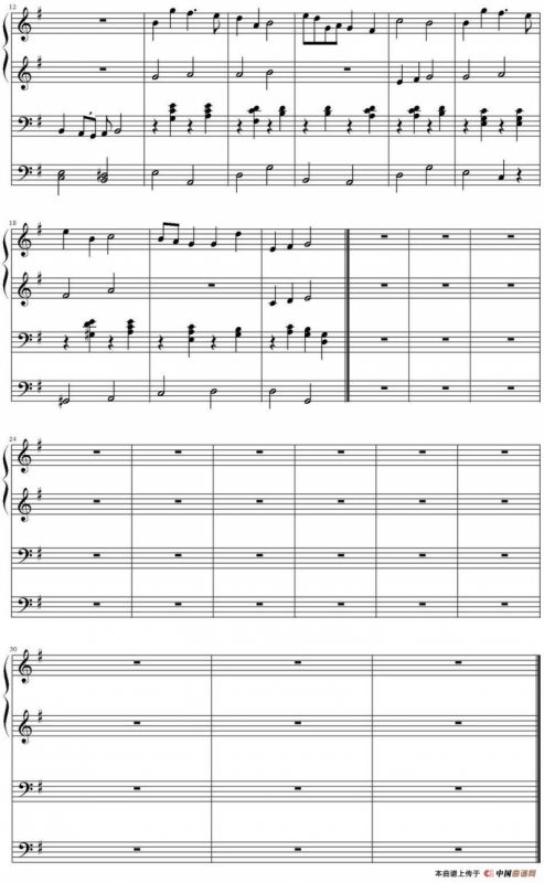 冬天的故事（少年儿童趣味钢琴四手联弹）