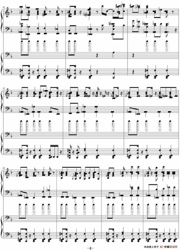 思慕的人（双钢琴）