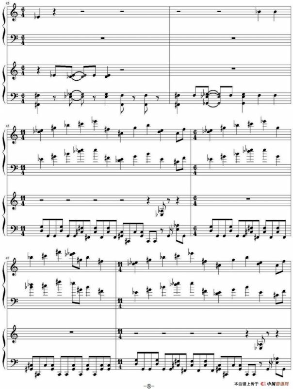 Ekko （游戏《英雄联盟》登录主题曲）（四手联弹）