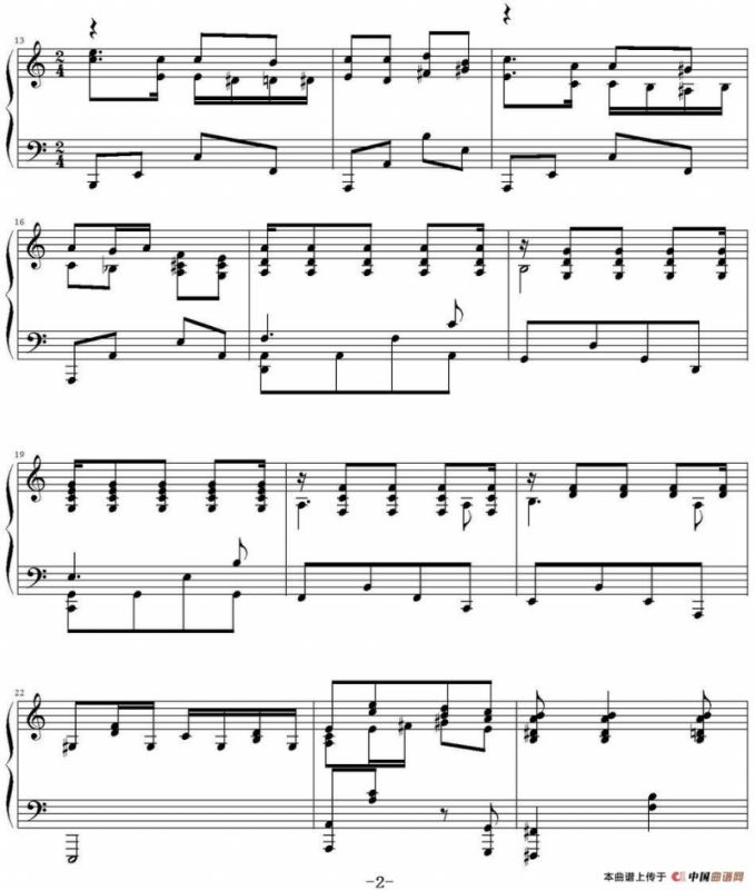 夜莺 （C大调版、林泽贤编配版）