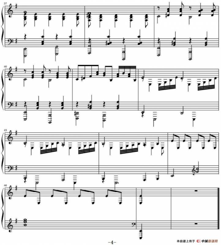 夜莺 （G大调、林泽贤编配版）