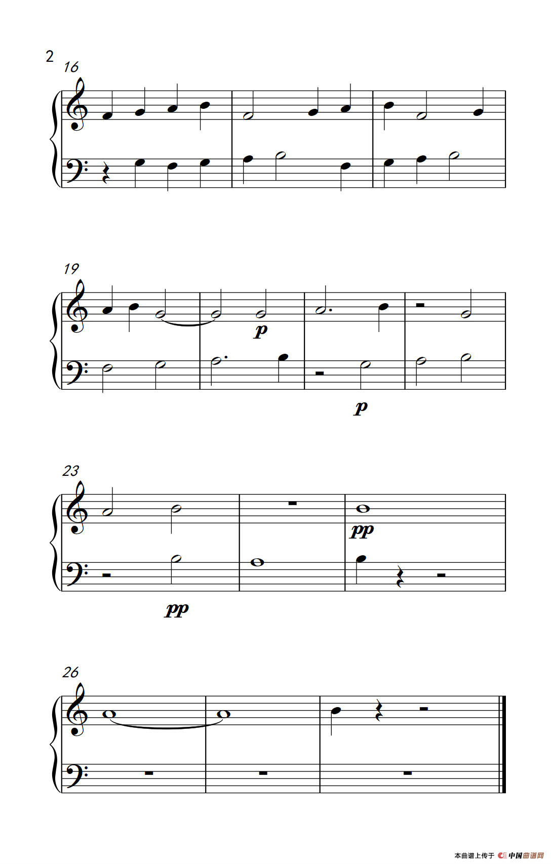 力度增减（巴托克 小宇宙 钢琴教程 2）