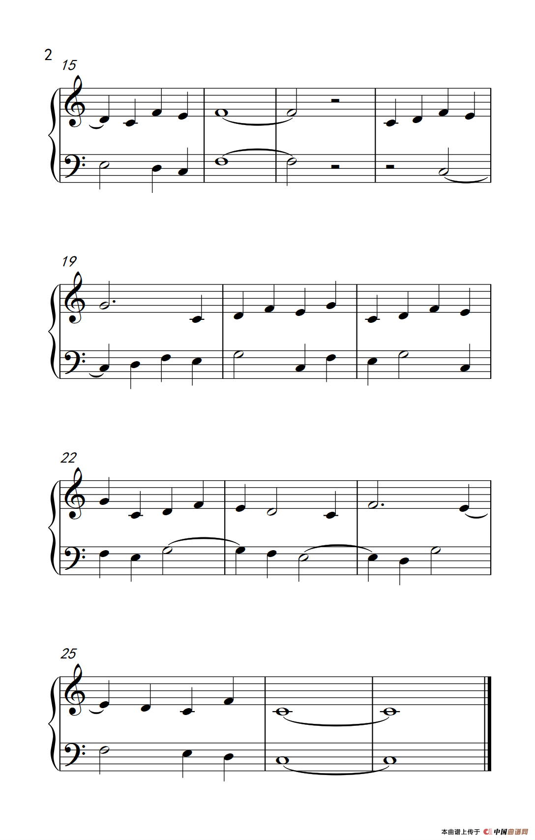 众赞歌（巴托克 小宇宙 钢琴教程 1）