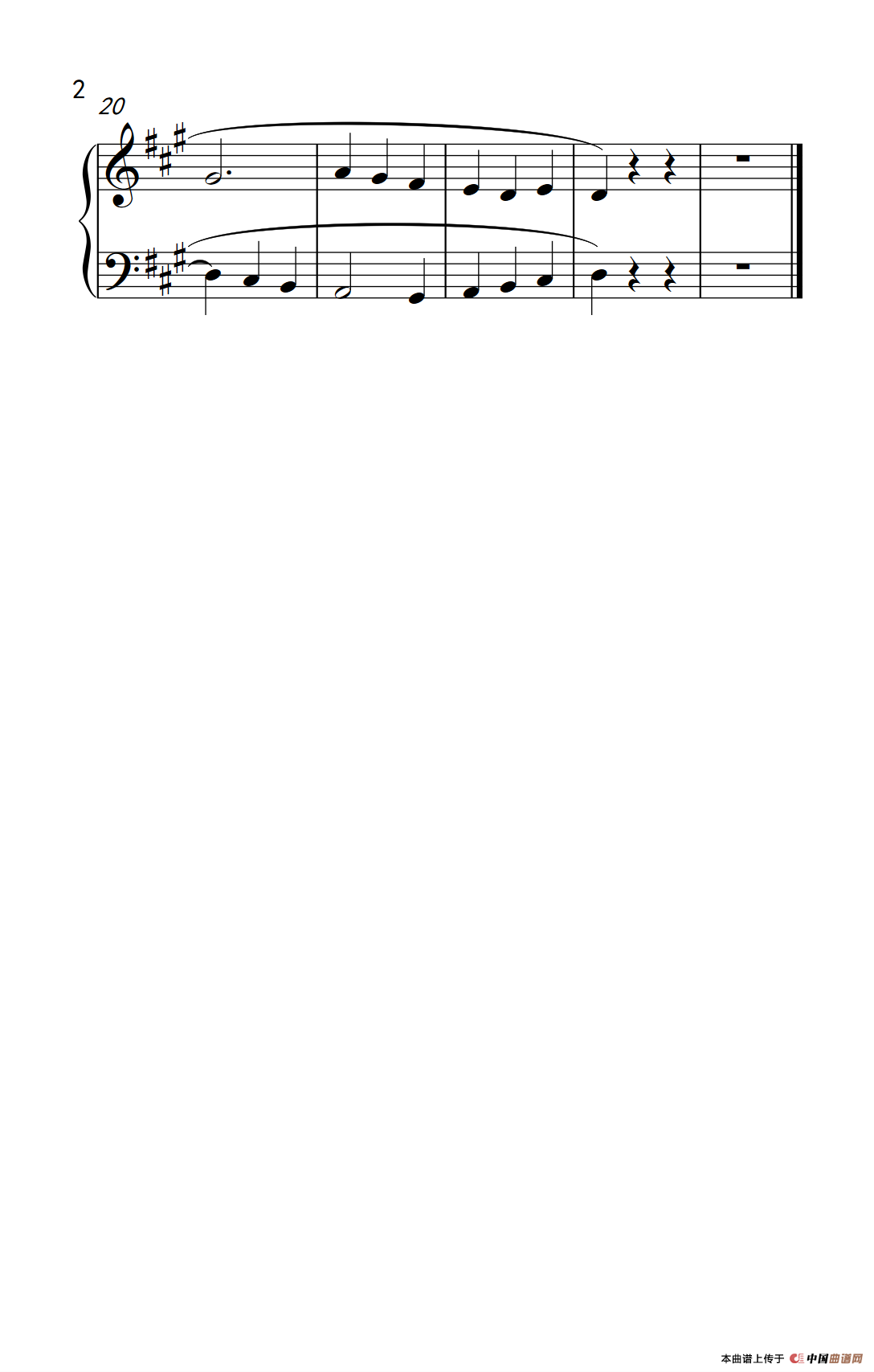 牧歌（巴托克 小宇宙 钢琴教程 1）