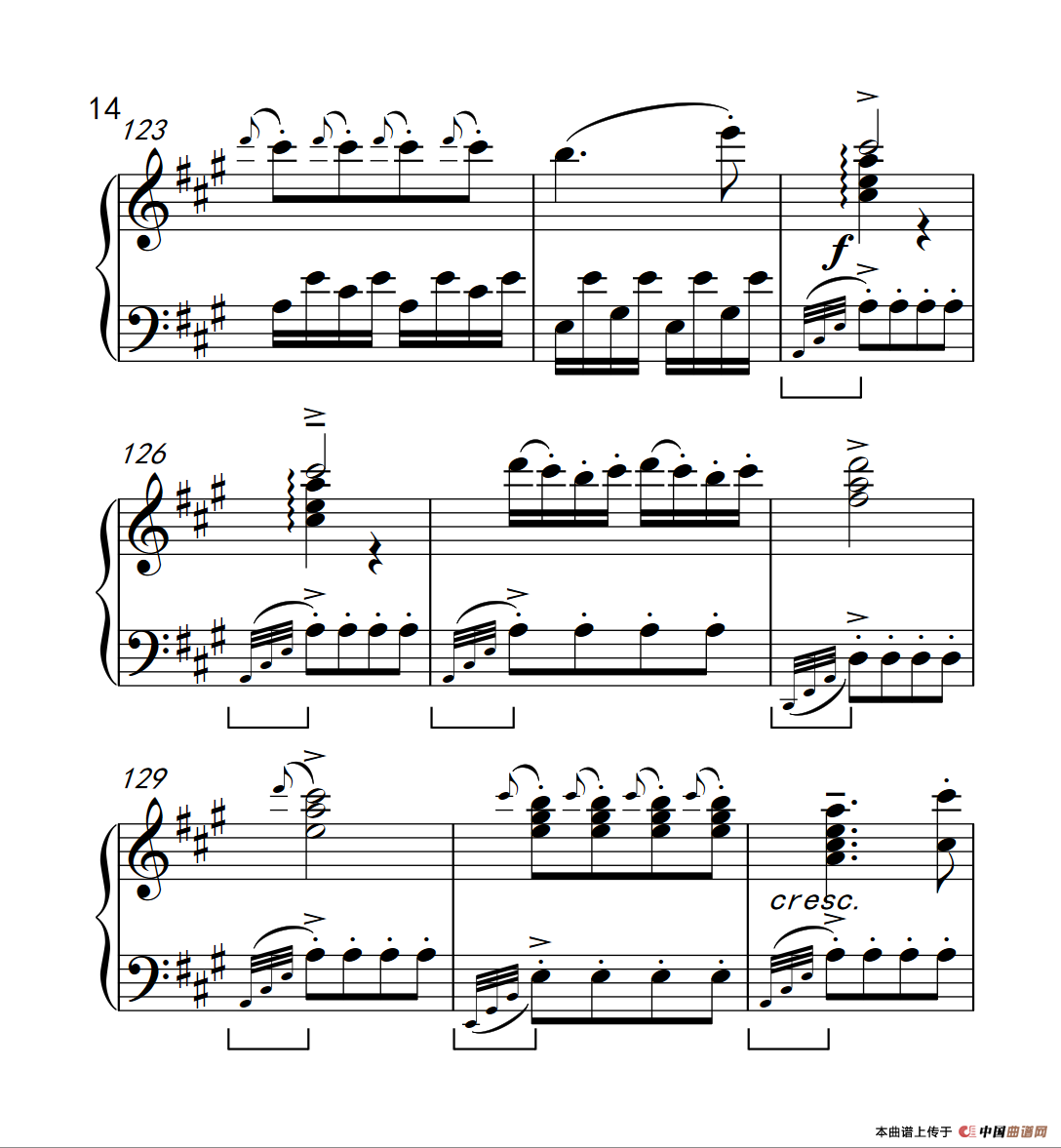 A大调钢琴奏鸣曲（土耳其风格的回旋曲）