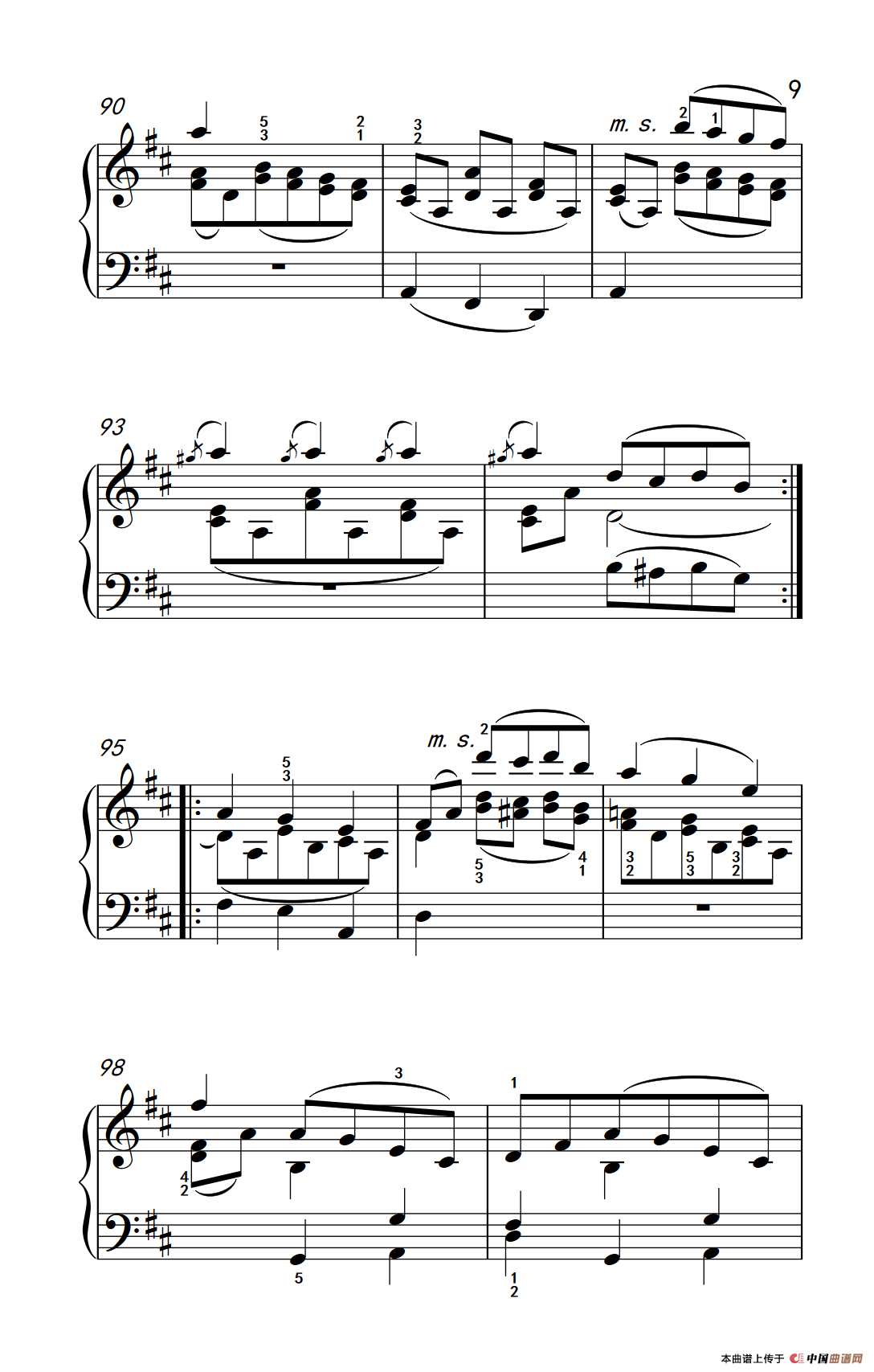 A大调钢琴奏鸣曲（小步舞曲）