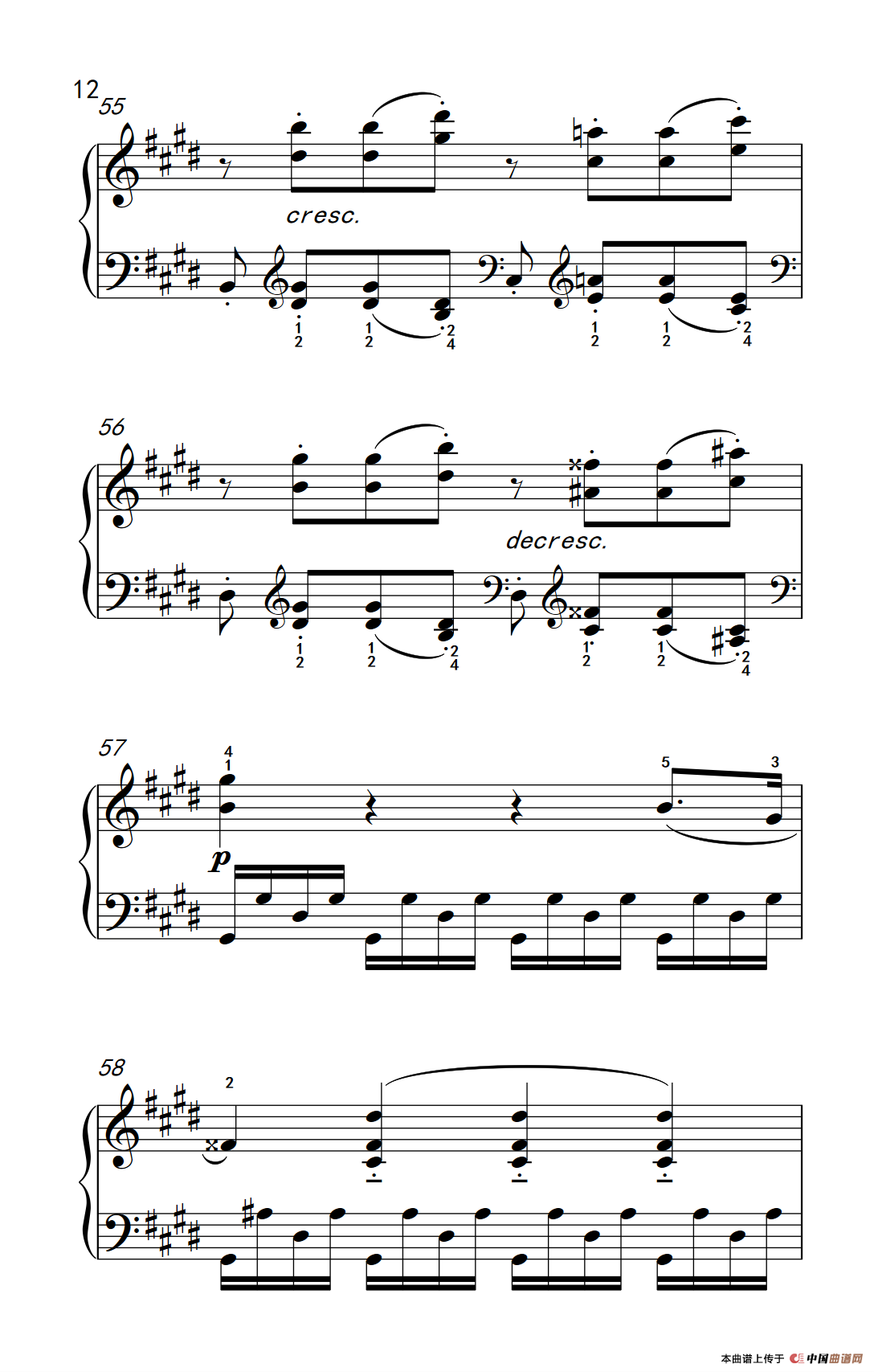 第十四号钢琴奏鸣曲（月光） 激动的急板