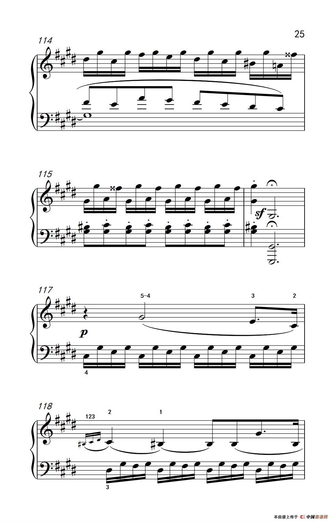 第十四号钢琴奏鸣曲（月光） 激动的急板