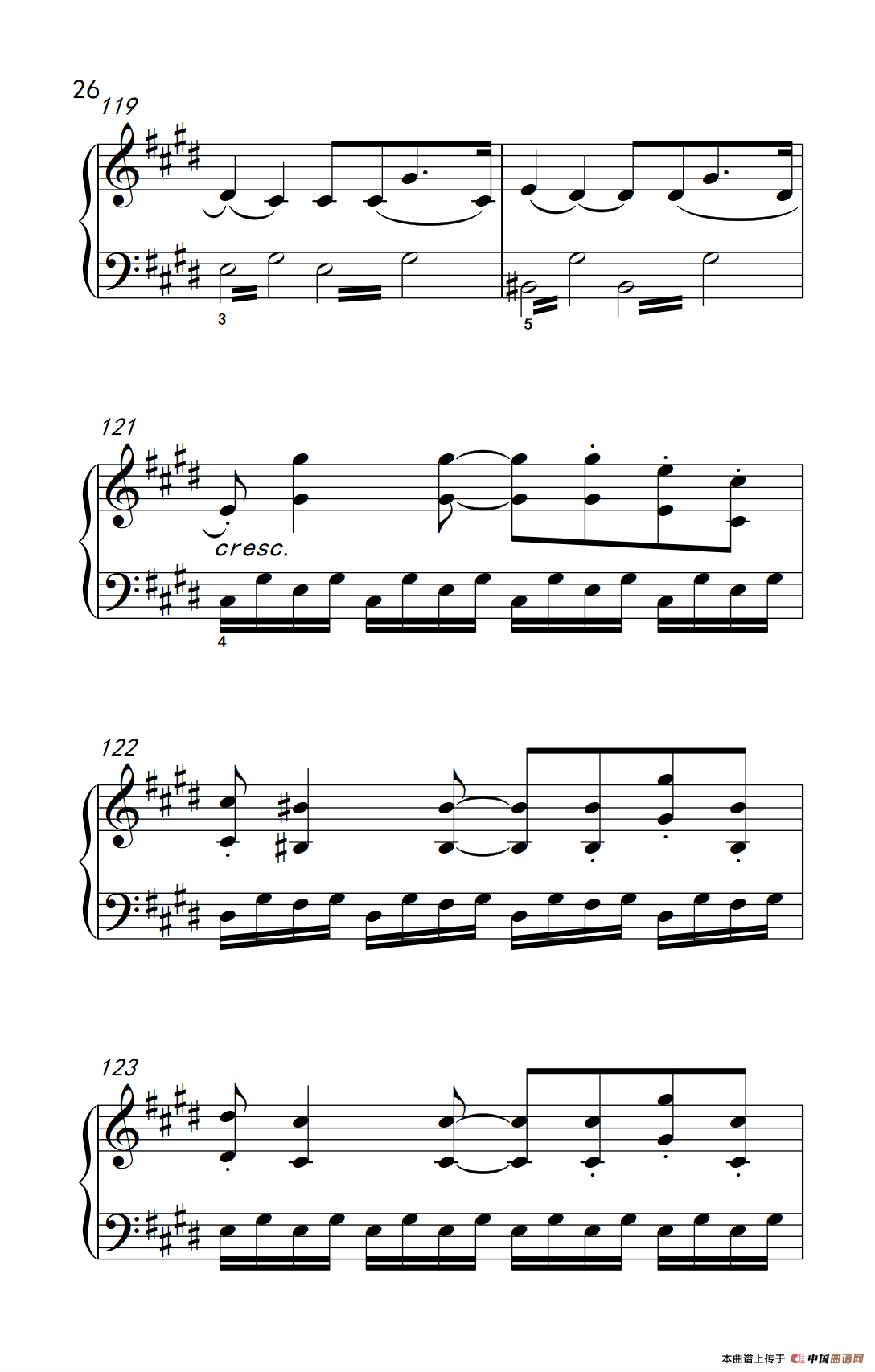 第十四号钢琴奏鸣曲（月光） 激动的急板