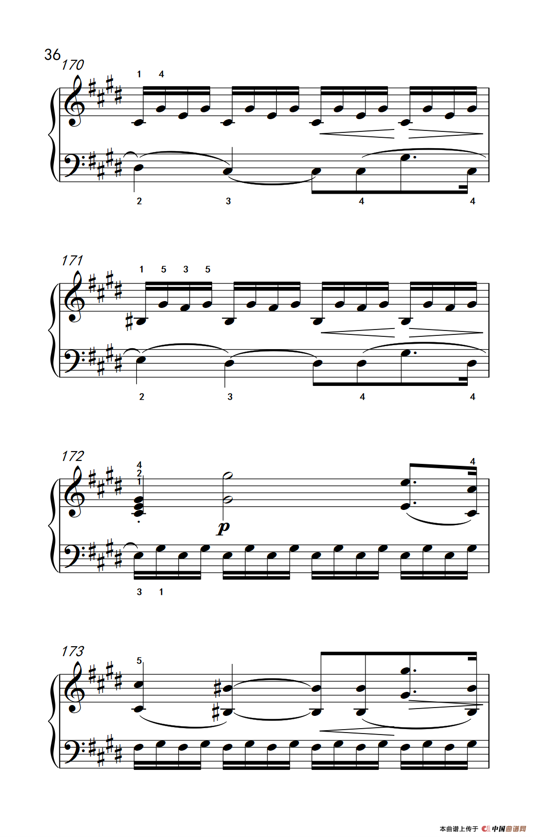 第十四号钢琴奏鸣曲（月光） 激动的急板