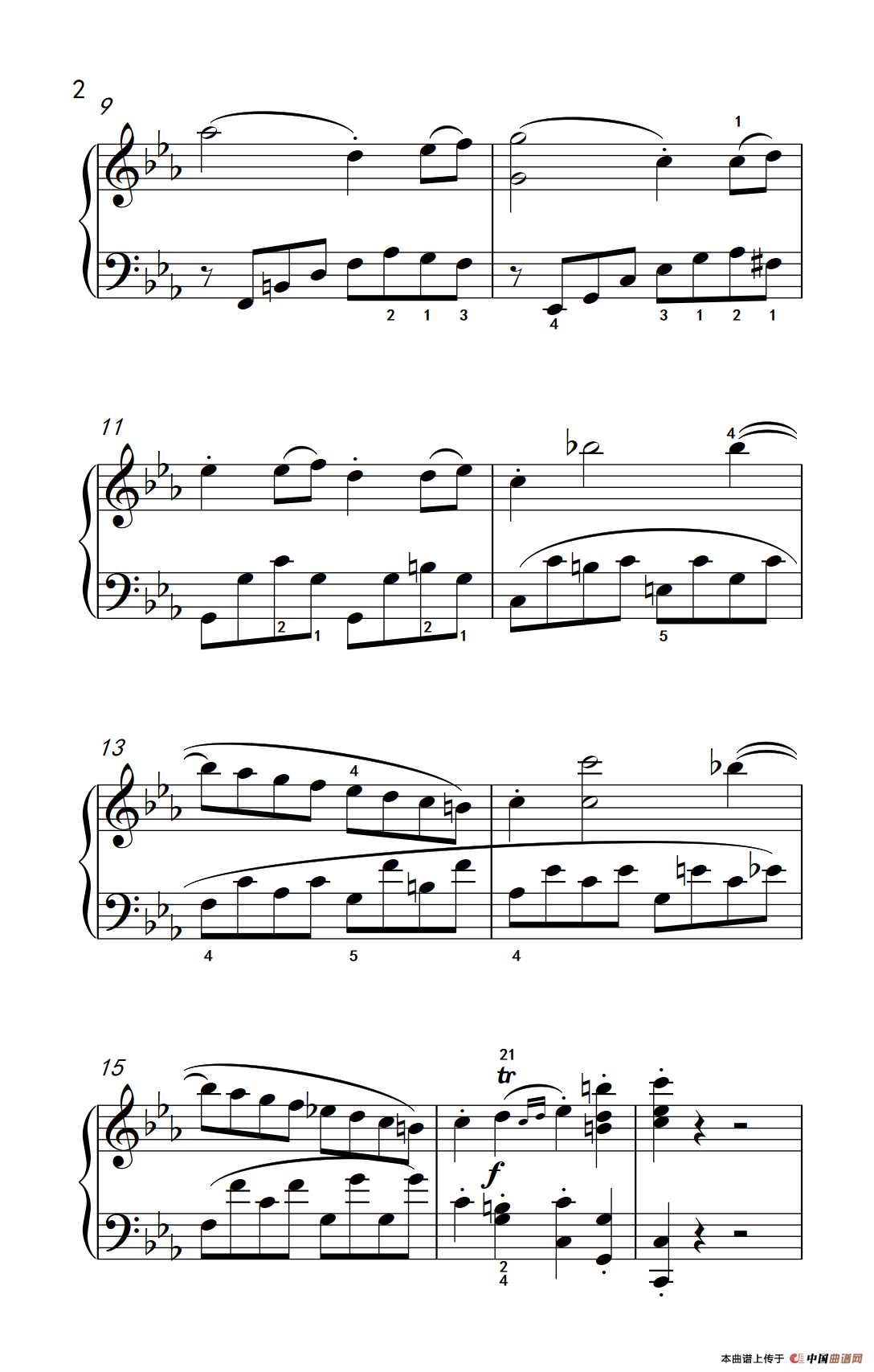 第八钢琴奏鸣曲（悲怆） 快板的回旋曲