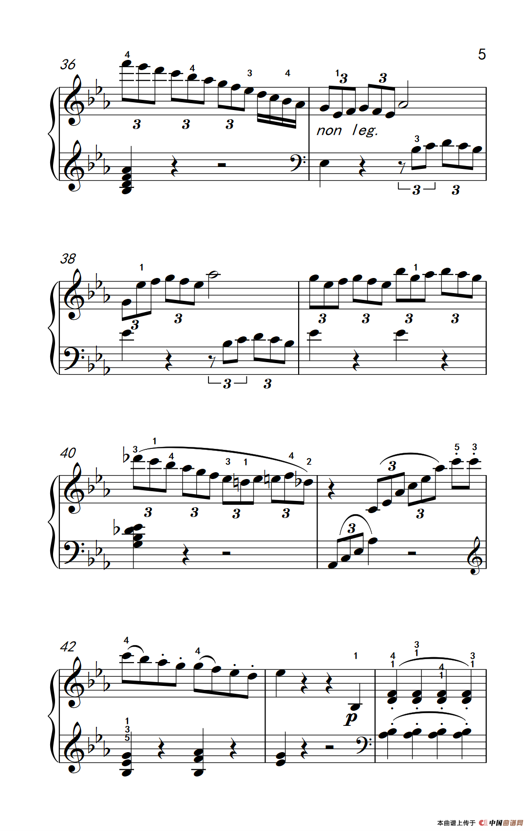 第八钢琴奏鸣曲（悲怆） 快板的回旋曲