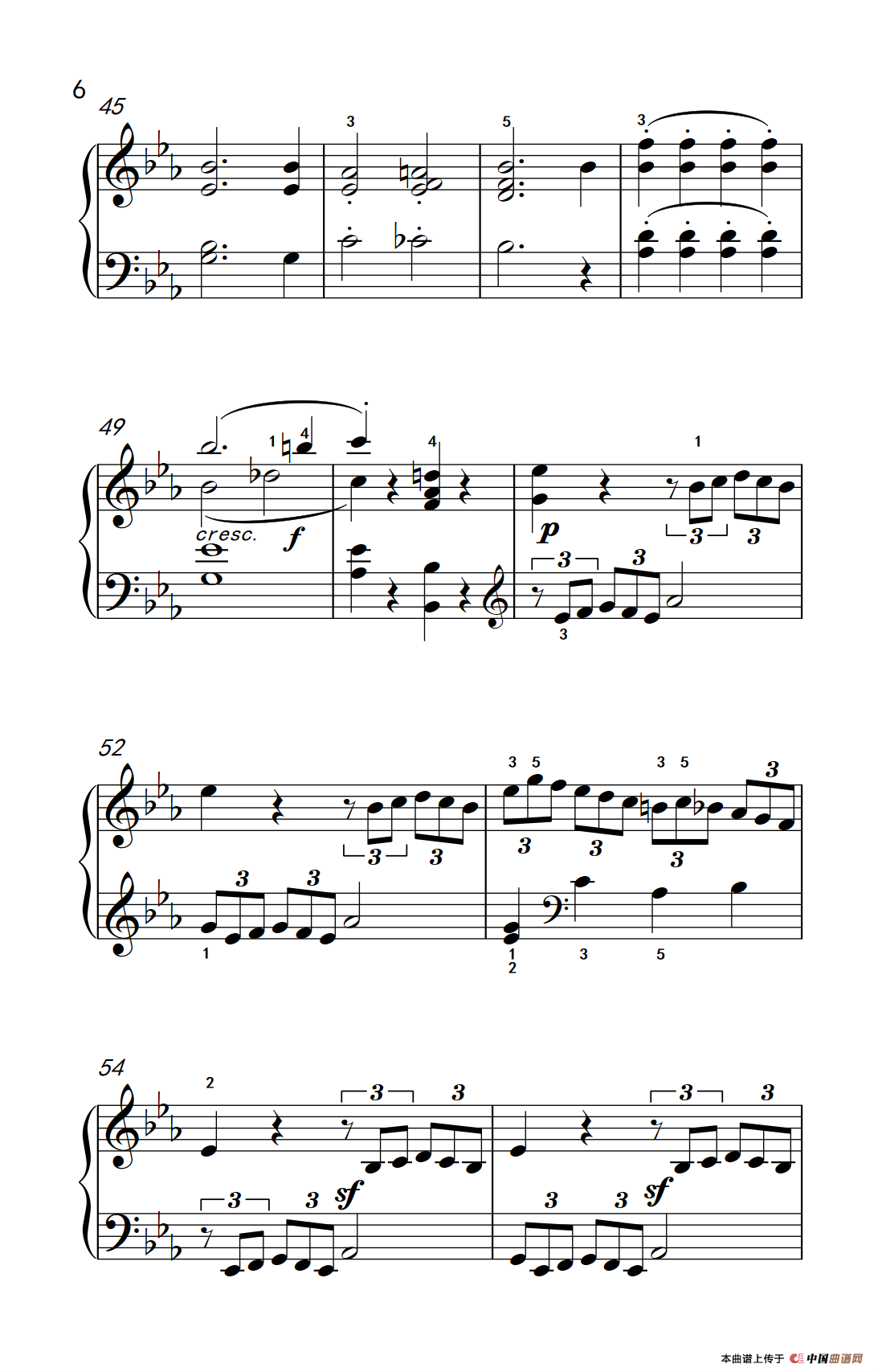 第八钢琴奏鸣曲（悲怆） 快板的回旋曲