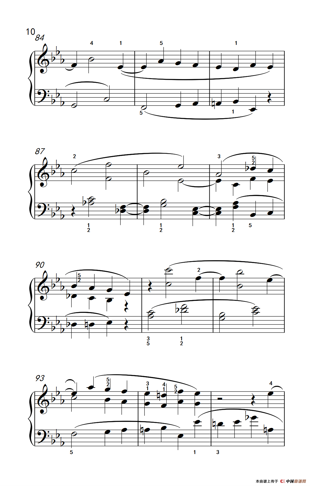 第八钢琴奏鸣曲（悲怆） 快板的回旋曲