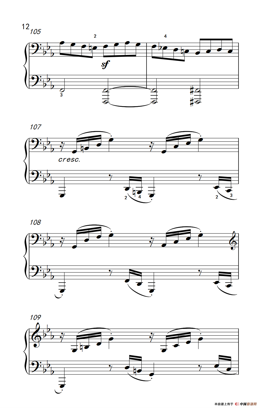 第八钢琴奏鸣曲（悲怆） 快板的回旋曲