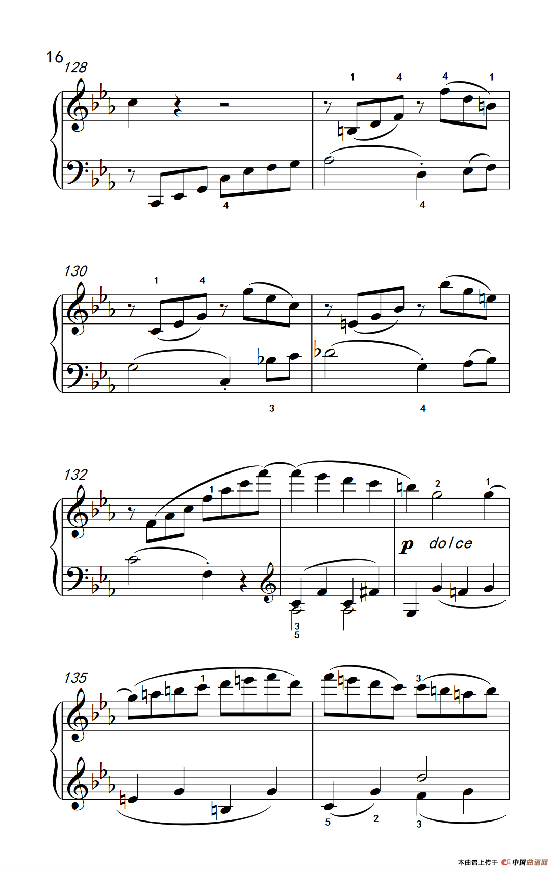 第八钢琴奏鸣曲（悲怆） 快板的回旋曲